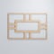 Ekena Millwork Large Hastings Decorative Fretwork Wood Wall Panels, Alder, 15 1/2"W x 23 3/8"H x 3/8"T WALW24X24X0375HASAL - alternate 6